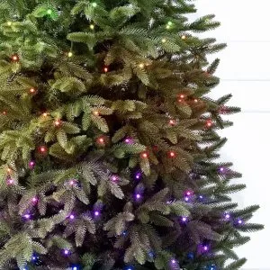 Луксозна коледна елха Silverado Slim Twinkly Light 275 см