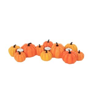 Goodwill Halloween - Свещник за малки свещи с дизайн купчина тикви 20 см