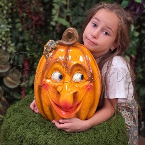Halloween декорация - тиква Пакост 25x40 см