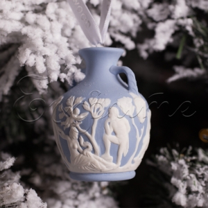 Wedgwood Christmas Tree Decoration Portland Vase Blue -  Елхова играчка Ваза