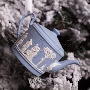 Wedgwood Christmas Tree Decoration Iconic Teapot -  Елхова играчка Чайник